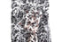 Black and Off White Floral Stretch Lace Fabric 43 inches length
